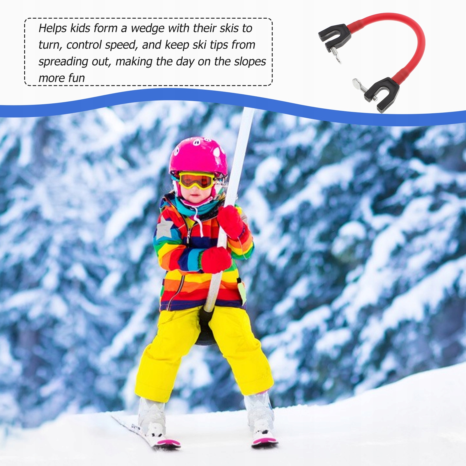 POMOC DO TRENINGU NARCIARSKIEGO POCZĄTKUJĄCYCH ŁĄCZNIK TYPÓW NARCIARSKICH 2 Model SKI TRAINING AID