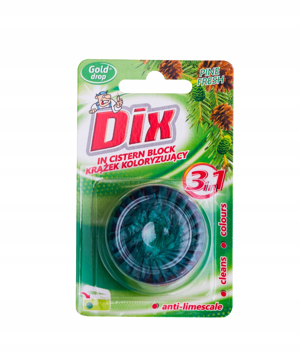 

Krążek Do Wc koloryzujący spłuczki leśny DIX 50g