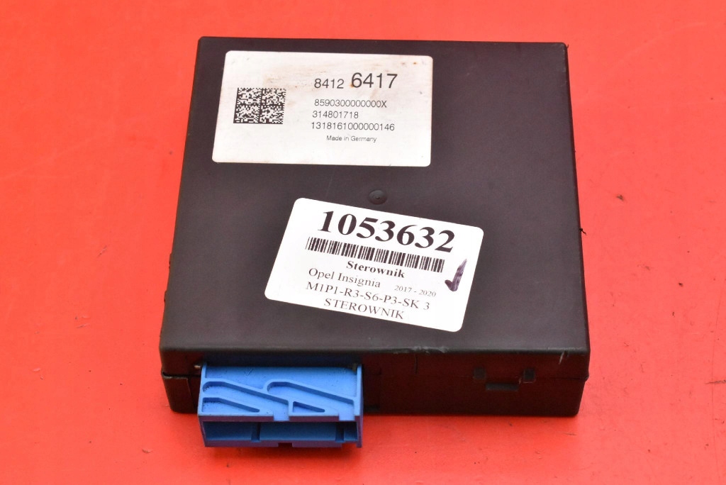 control unit module springing 84126417 OPEL INSIGNIA B 1.6 TURBO 200 KM 17-20