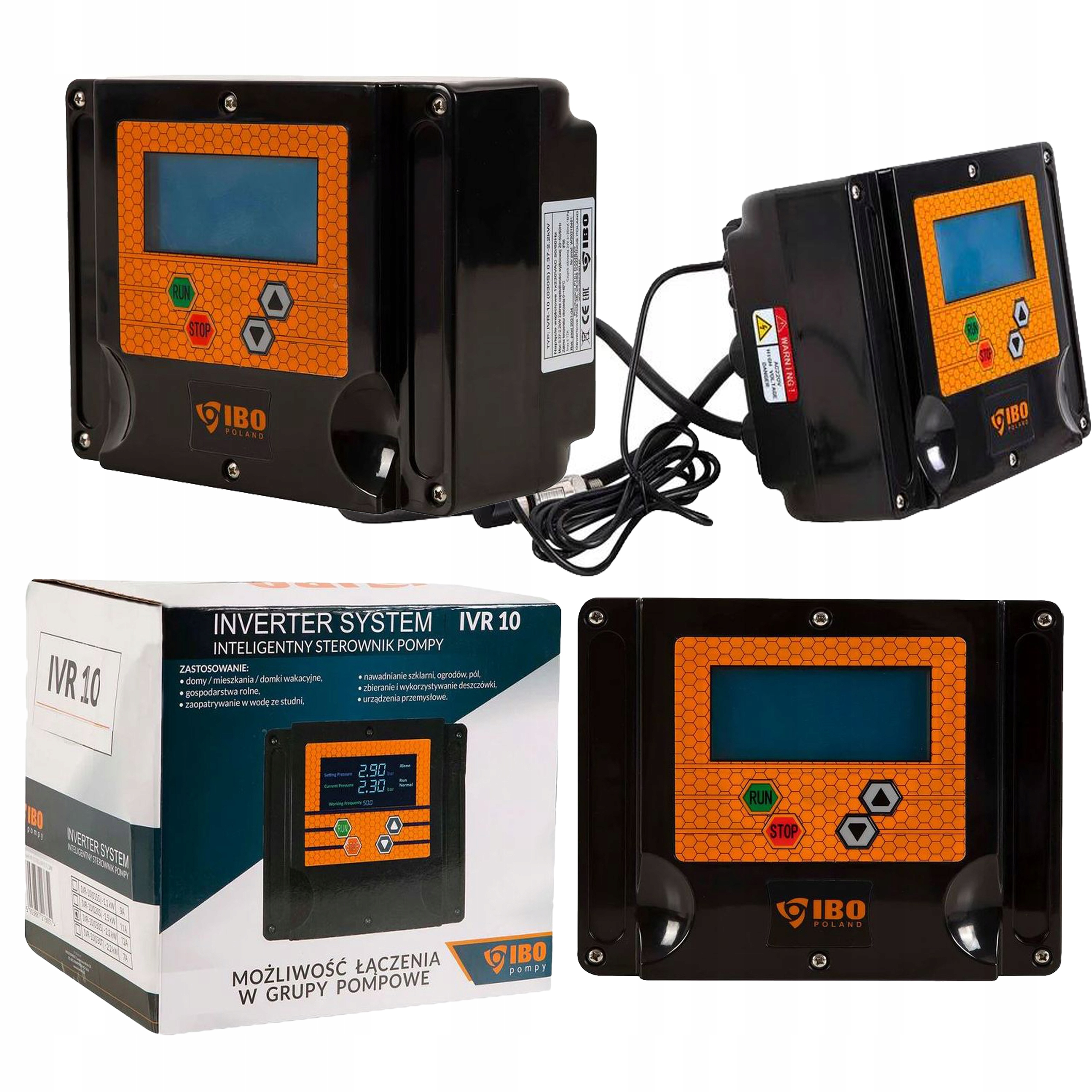 Falownik Ivr 10 015S (0,37-1,1 kW, 230 V, 9A) Inwerter Sterownik Ibo