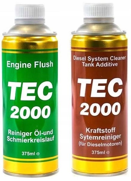 TEC 2000 Zestaw - Płukanka SILNIKA i UKŁADU DIESEL