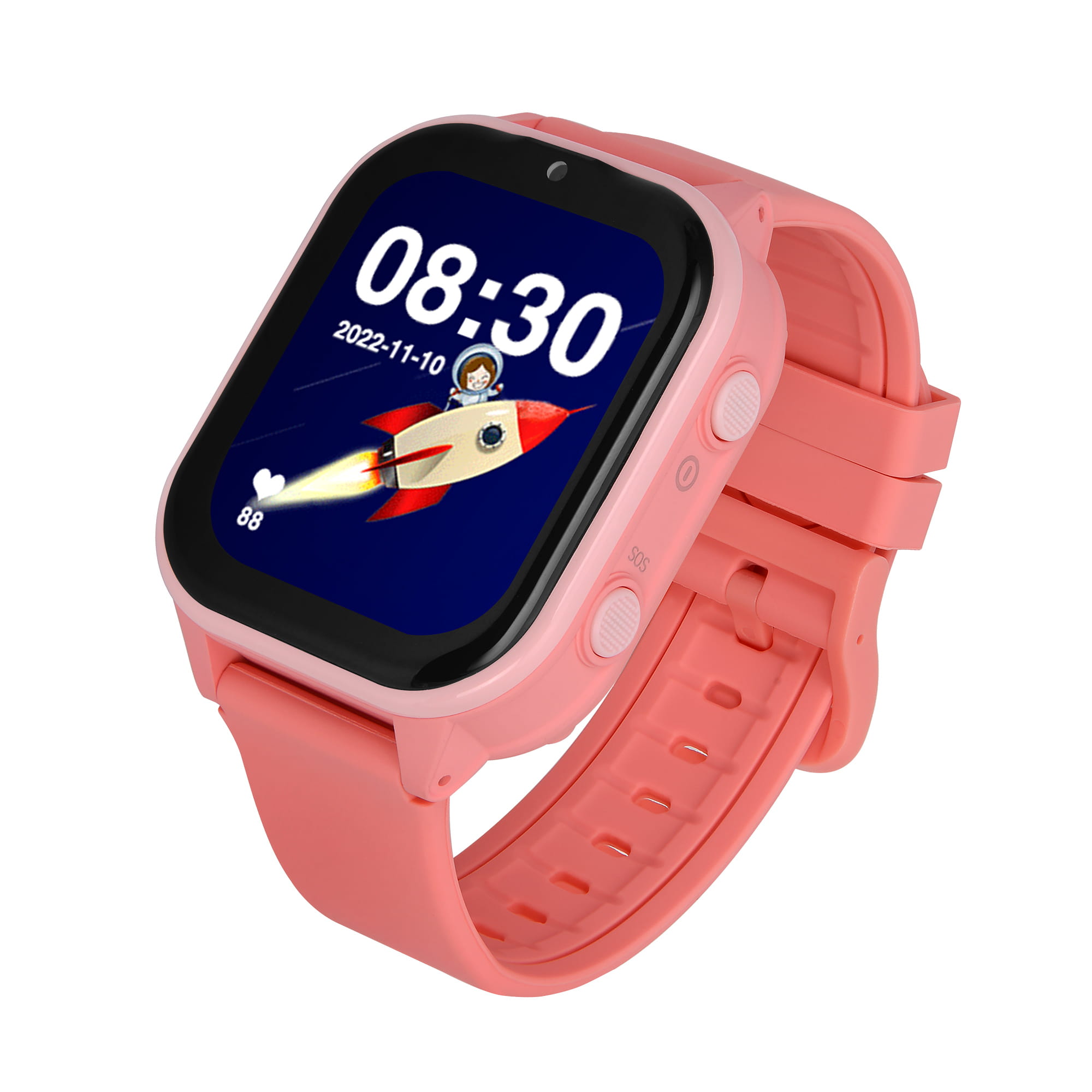 Smartwatch GARETT KIDS SUN ULTRA Różowy GPS Wodoodporny Rozmowy SMS Menu PL