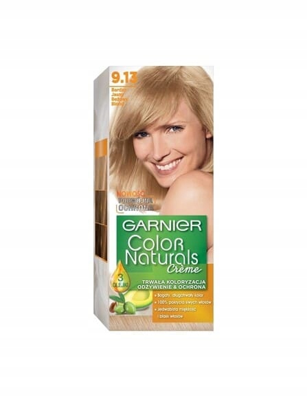 GARNIER COLOR NATURALS 9.13 BARDZO JASNY BEŻOWY BL