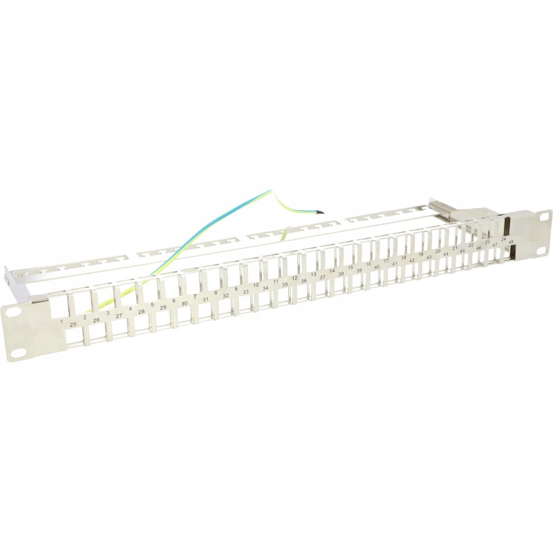 Patch panel Rack 19 " 48 keystone 1U Metal Vidiline