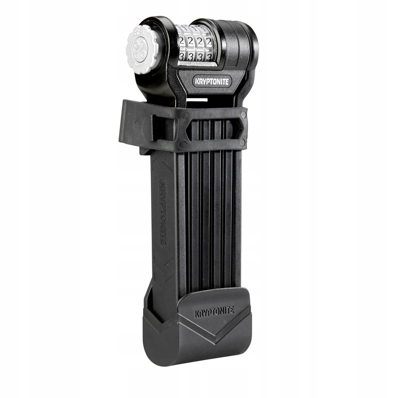 Skládací Zapínání Kryptonite Keeper 585 Folding Lock Na Černou Šifru 85 CM