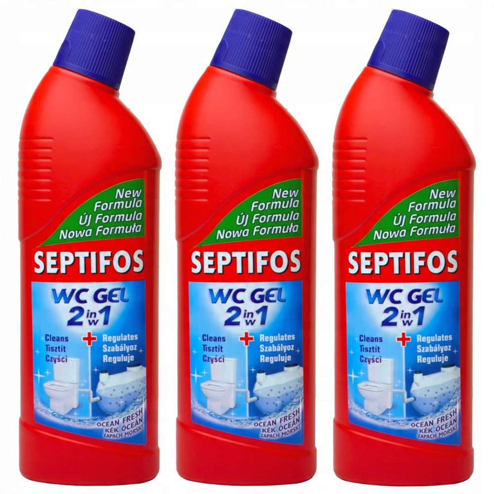 

Septifos Bio Żel Wc 2w1 do eko szamba 3 szt