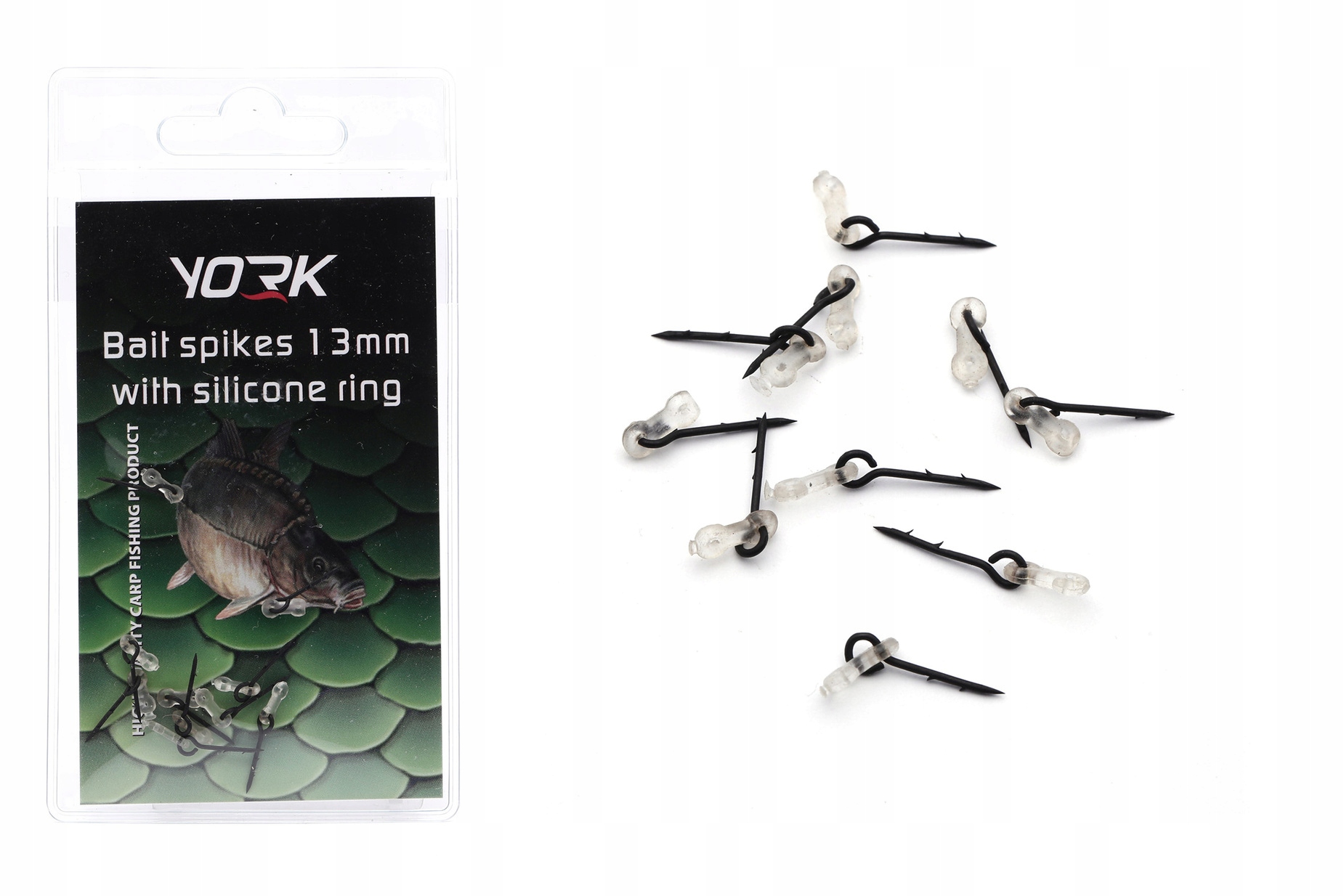 Igły Method Feeder Z Silikonem York 13mm/10szt