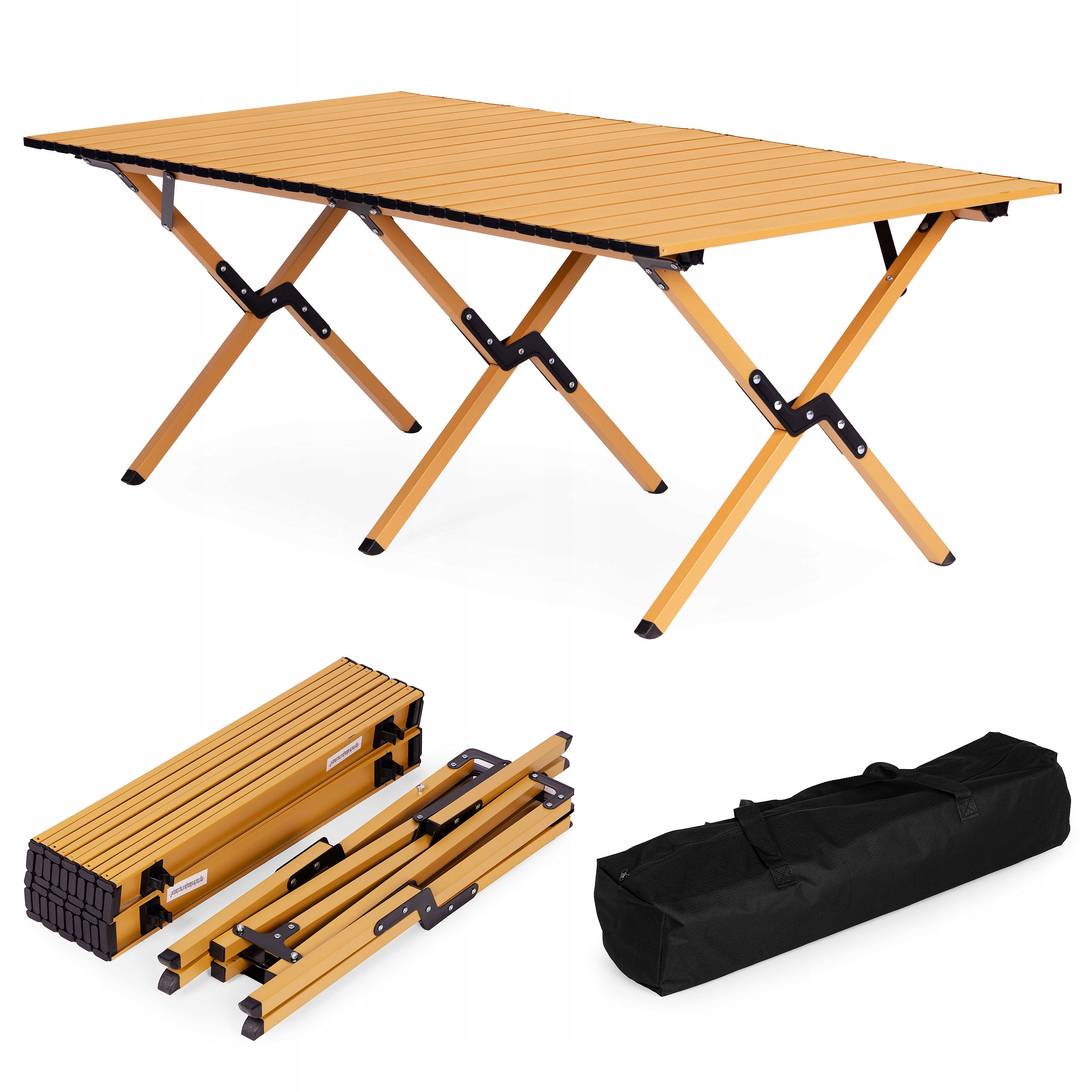 Skládací turistický stůl 120x60 cm kempingový s taškou MultiGarden