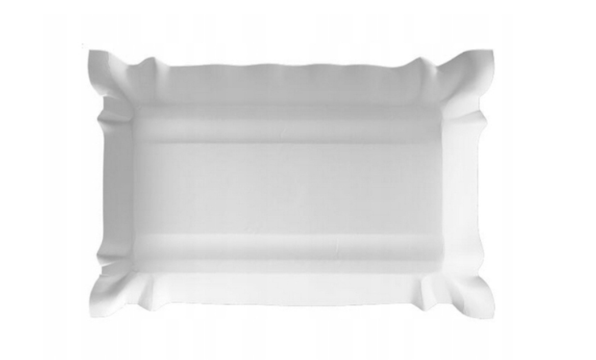 

Tacki papierowe 14x25 białe 100 szt grill tacka