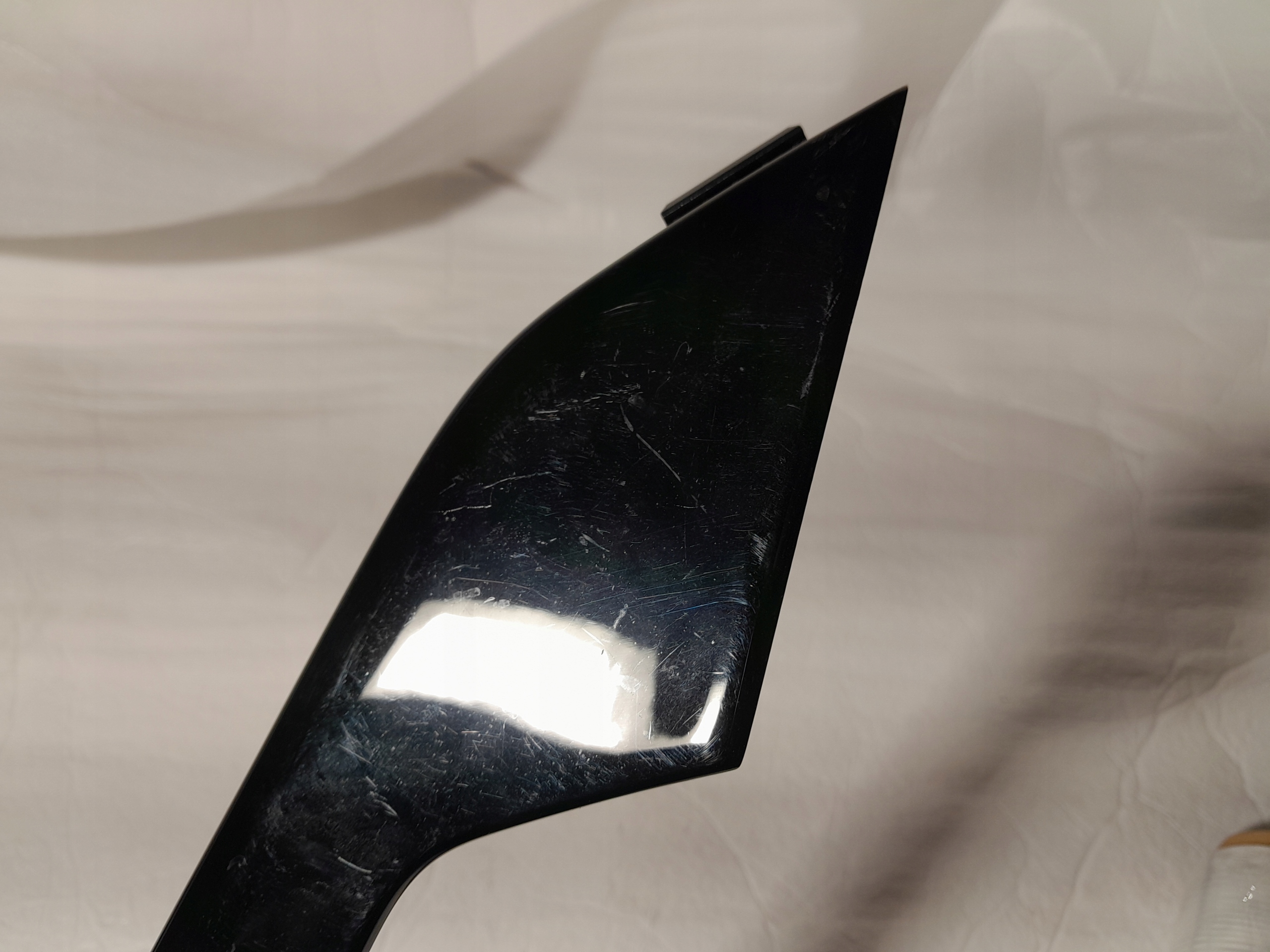 AUDI A4 B9 moulding DEKOR door left front BLACK PIANO 8W0867409AA