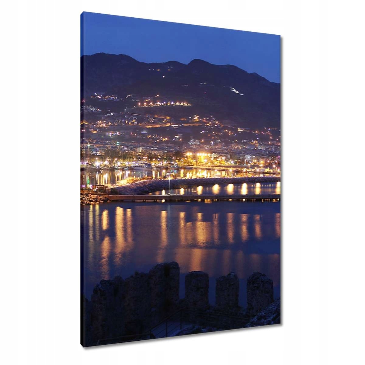 Obrazy 70x100 Antalya v noci Výlet