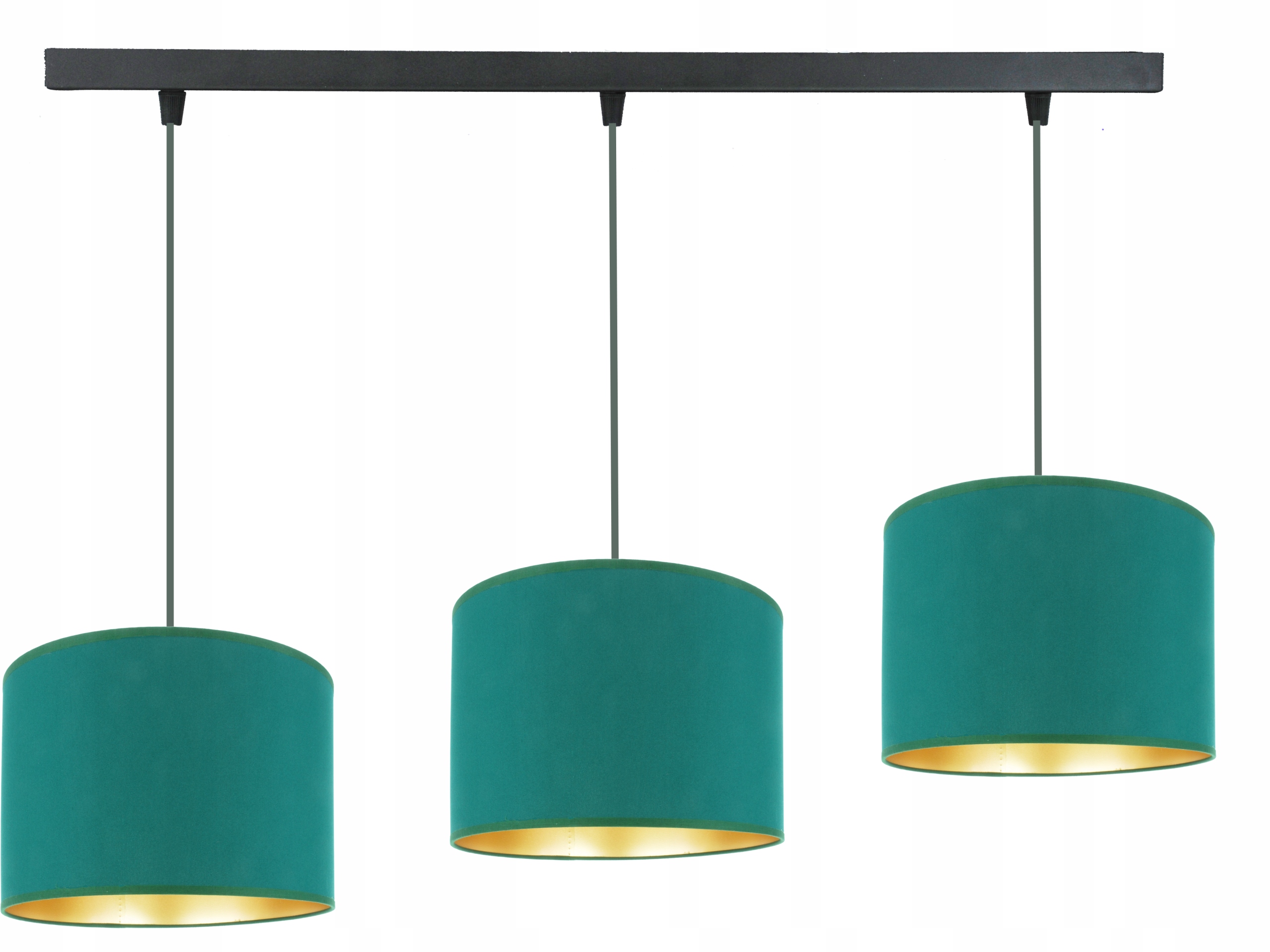 Moderní závěsná lampa lahvově zelená barva, stínidlo 20 cm, obývací pokoj, Led Novinka