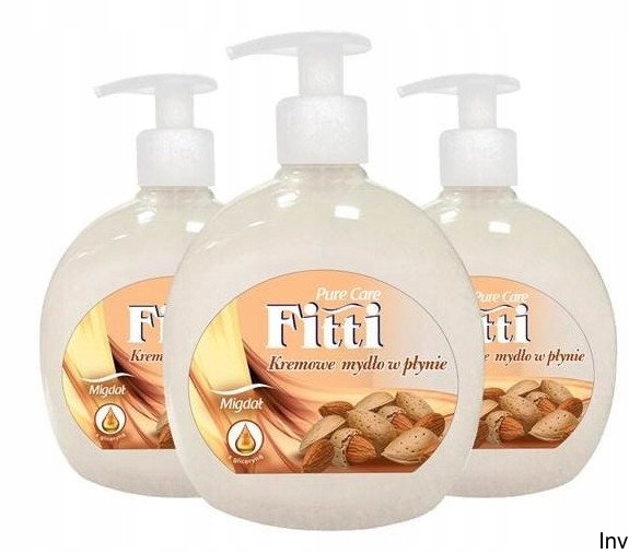 

Mydło w płynie z dozownikiem Fitti 500 ml migdał *