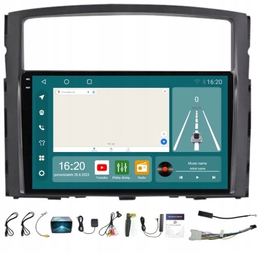 Rádio Navigace Mitsubishi Pajero 2006-2014 Carplay Android 8/256GB Sim