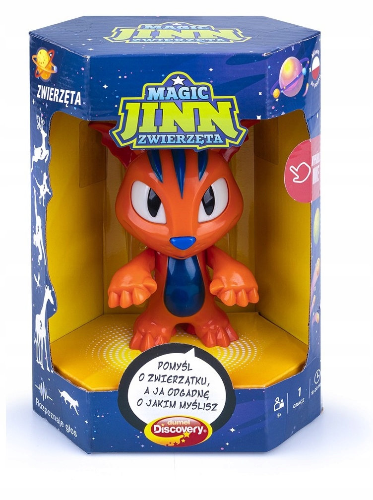 DUMEL INTERAKTYWNY MAGIC JINN Zgaduje zwierzęta PL EAN (GTIN) 3760145060310