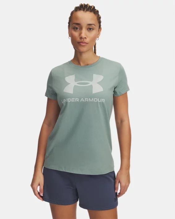 Koszulka Damska T-shirt Damski Sportowy Under Armour Rival Logo Ss M