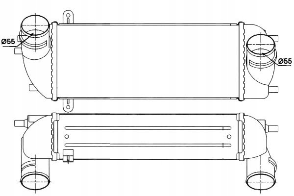 NRF INTERCOOLER Producent części NRF