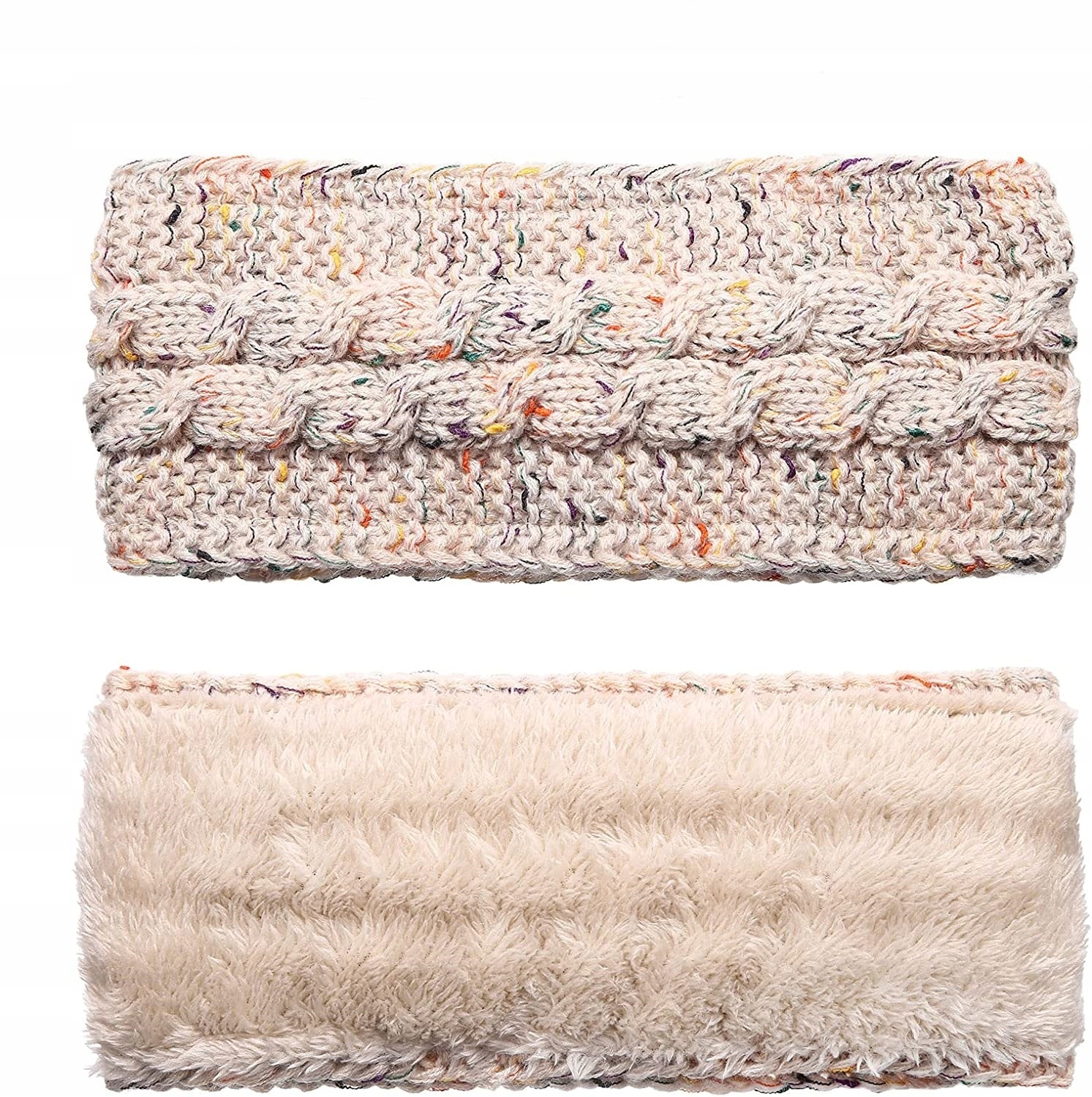 CIEPŁA ZIMOWA OPASKA NA GŁOWĘ DZIANINOWA 2 SZTUKI Kod producenta DSR43