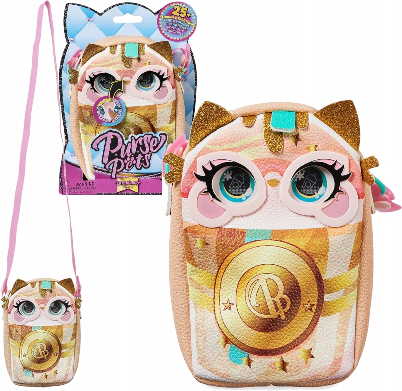 

Purse Pets Catpuchino Kot Torebka Interaktywna