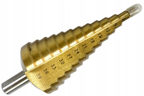 

Wiertło Stożkowe Stopniowe Do Metalu Hss 4-39mm