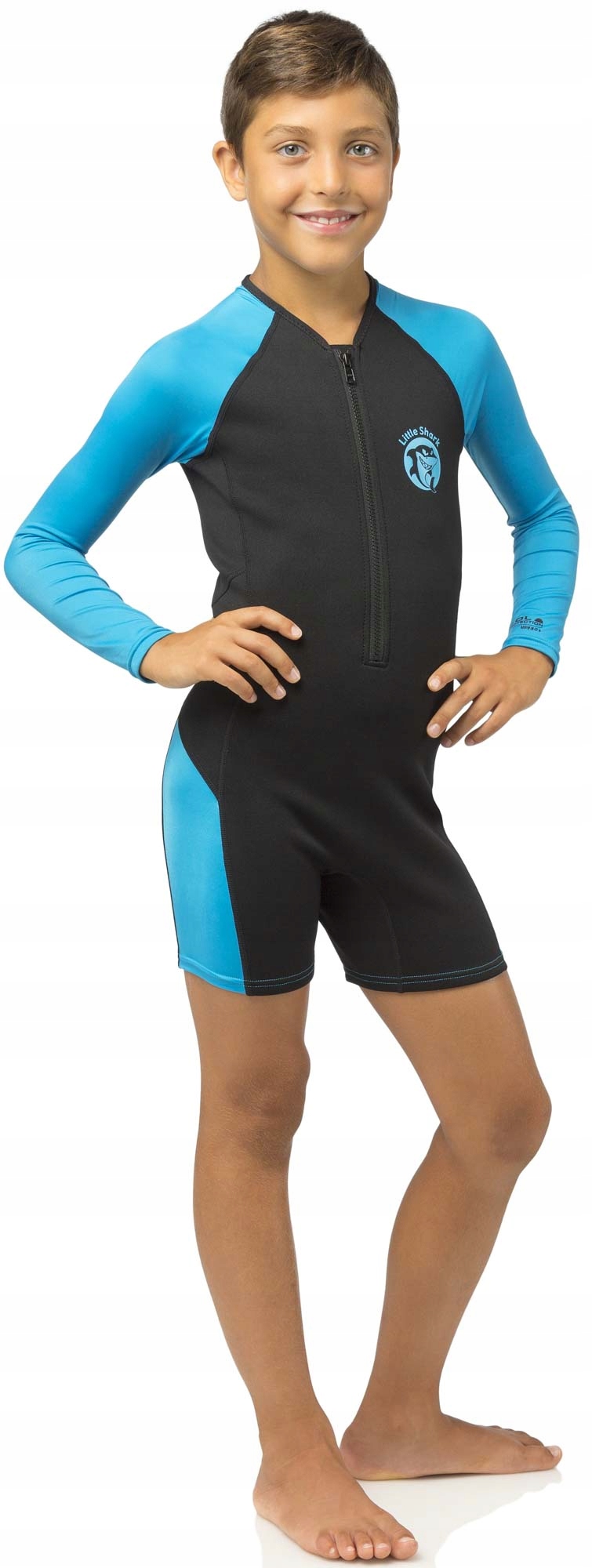 Pianka neoprenowa z długim rękawem Cressi Little Shark Shorty Jr Blue 7/8