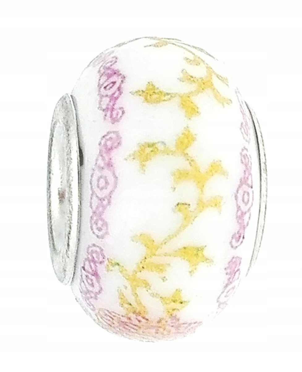 

Charms do Pandora ceramiczny motyw roślinny
