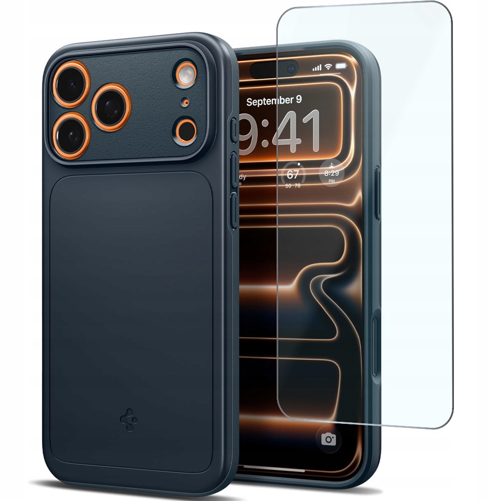 Etui Spigen Thin Fit Mag do iPhone 17 Pro Max, do MagSafe, smukłe szkło