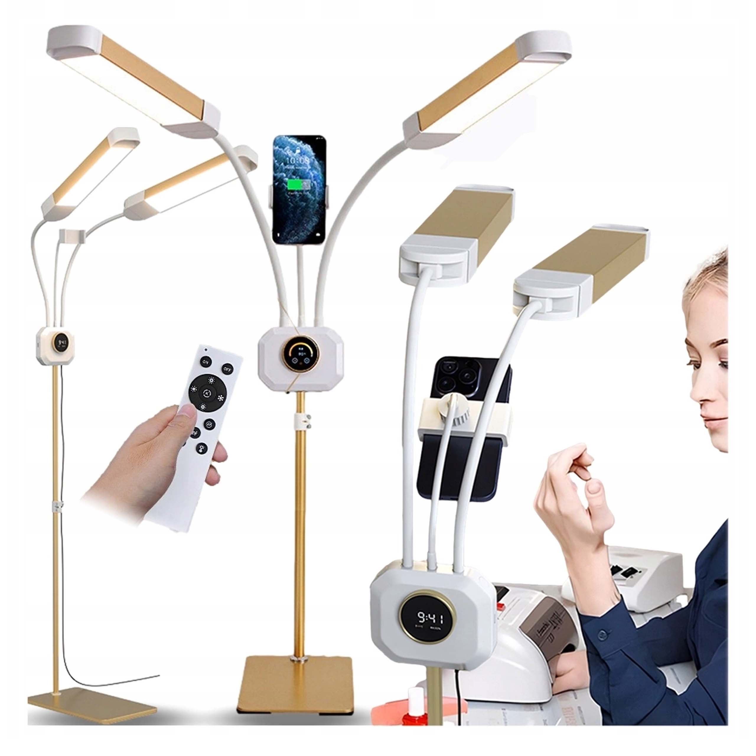 Kosmetická lampa Pro Led 36W Dvojitá ohebná pro prodlužování řas na líčení