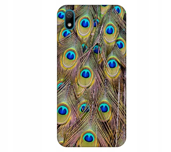 

Etui na telefon Huawei Y5 2019 Pawie pióra