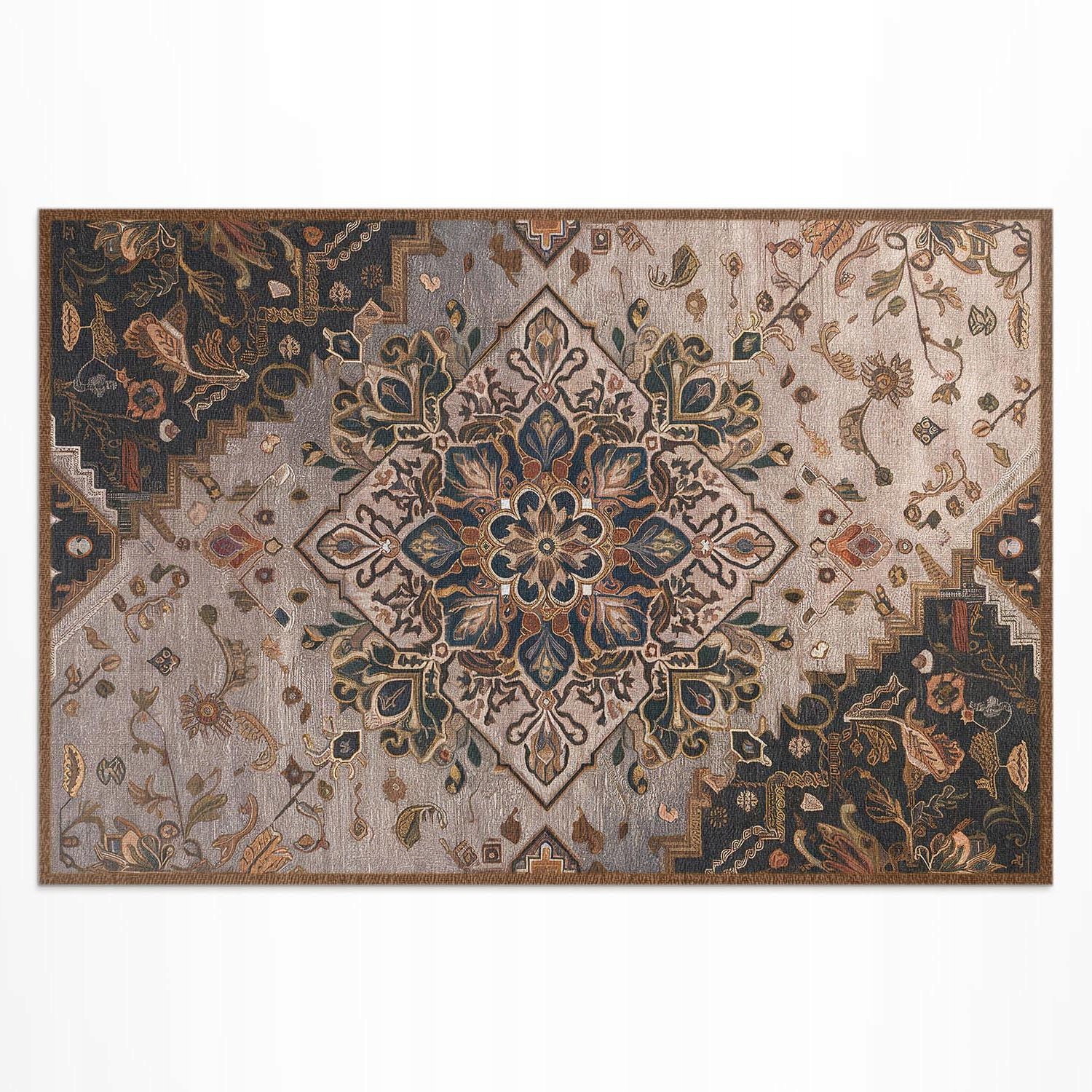 Vinylový koberec Uv vodoodolný Koberec v tureckom štýle 180 x 120 cm