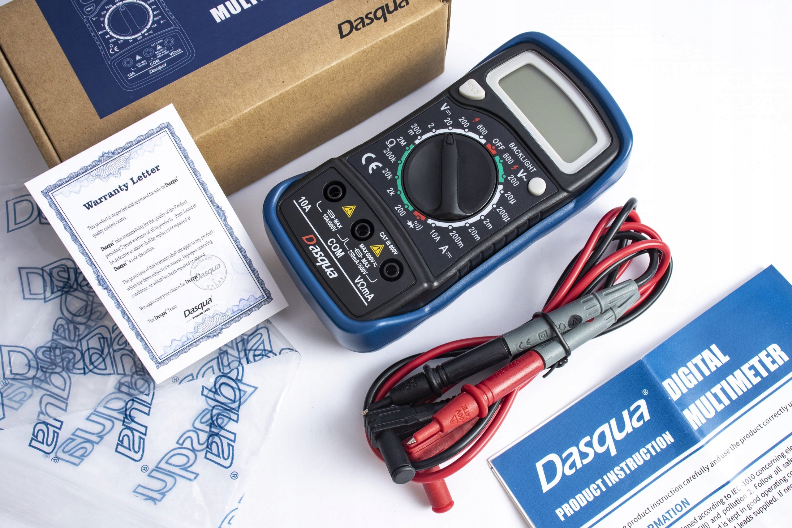 Multimetr univerzální digitální Catiii 600V Dasqua
