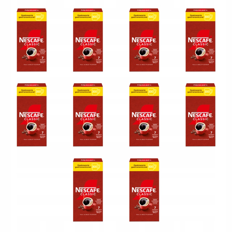 Kawa rozpuszczalna Nescafé Classic 600g X10