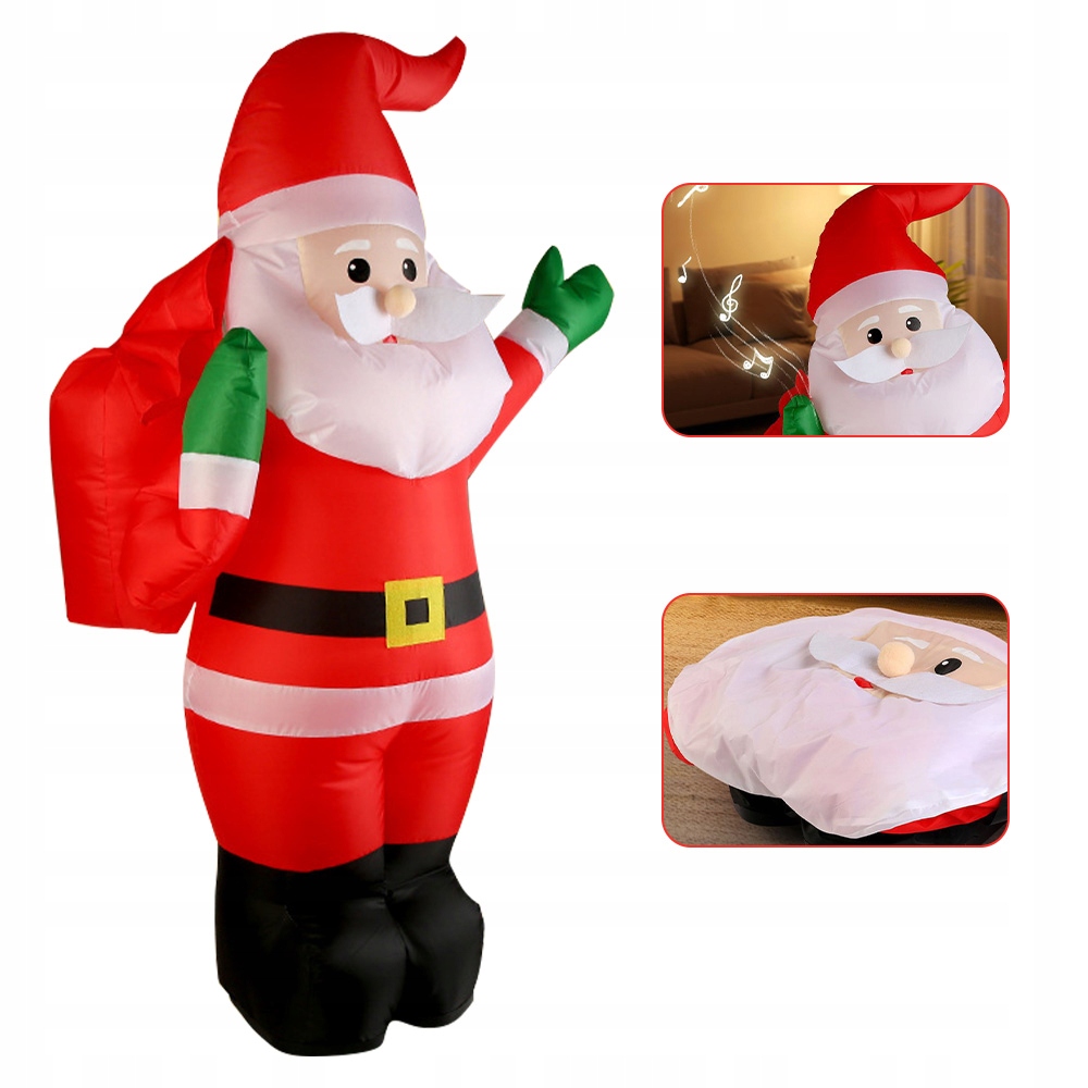 Elektrická Dálkově Ovládaná Hračka Svatý Mikuláš Nafukovací Pro Hraní
