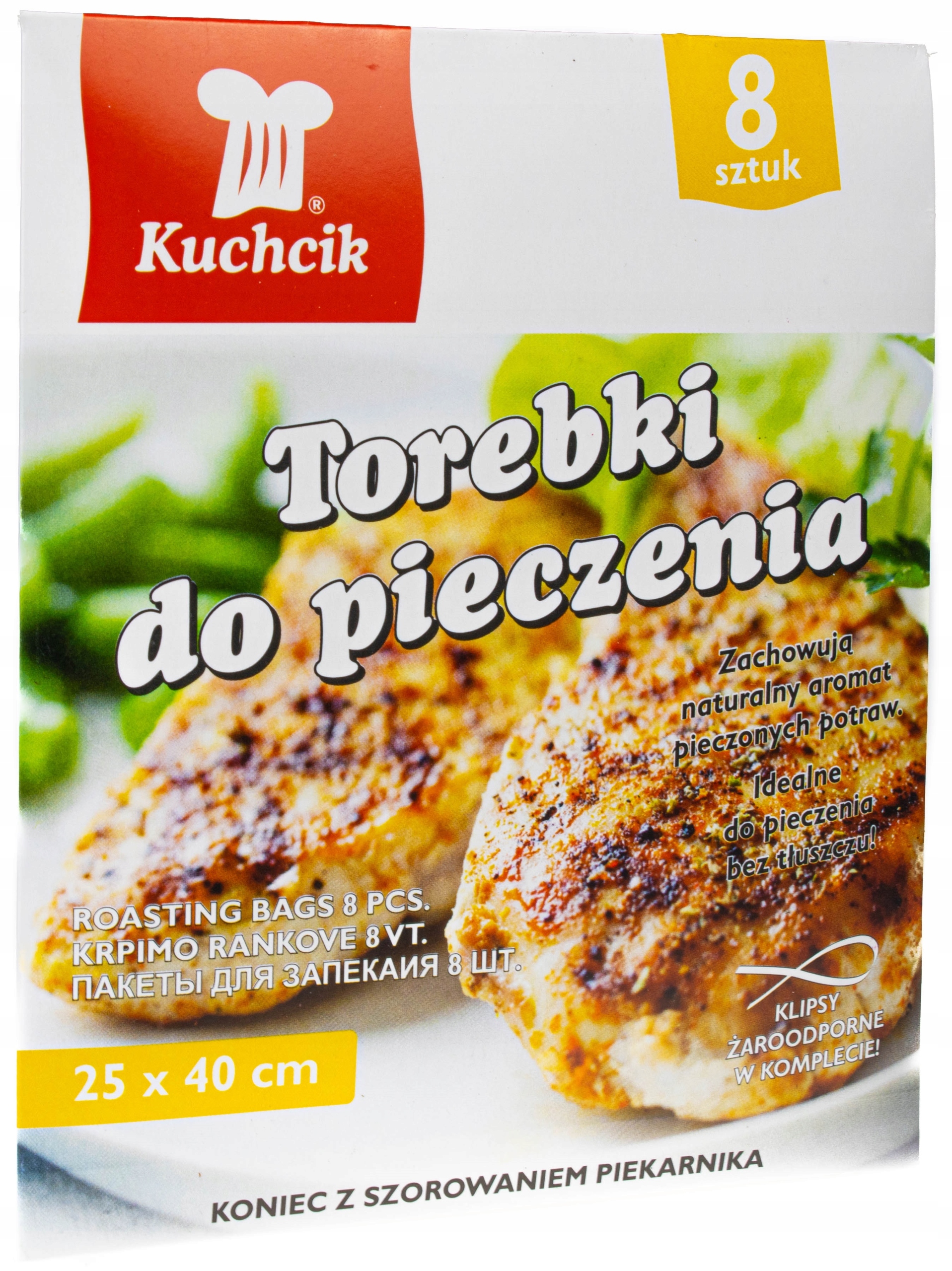 

Torebki Do Pieczenia Z Klipsami 25x40 cm 8 sztuk