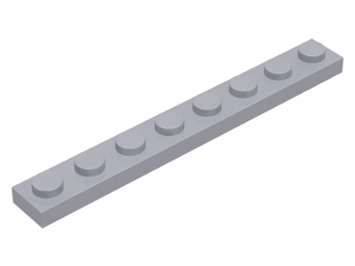 

Lego 3460 płytka 1x8 j.szary Lbg 10 szt Nowy