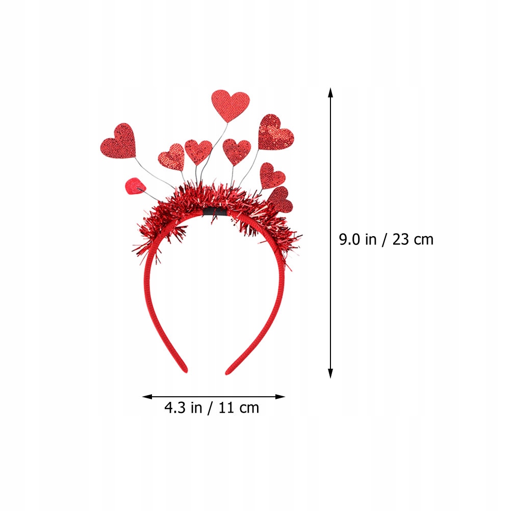 ZESTAW OPASKA I OKULARY WALENTYNKOWE: SERCE W STYLU ŚWIĘTA EAN (GTIN) 4894931015310