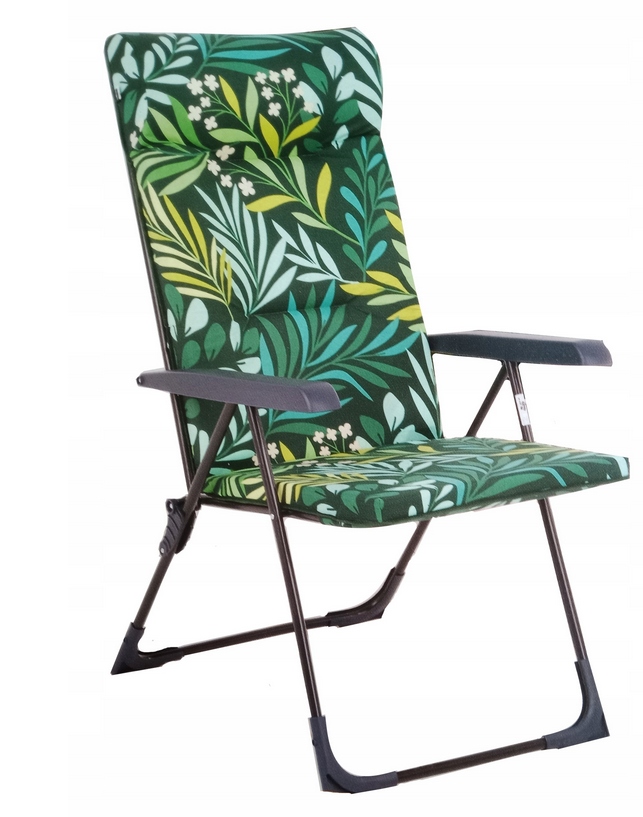 Fotel ogrodowy składany Gardenic Toskania rozkładany, Regulacja Oparcia