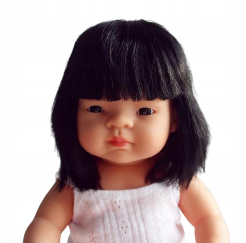 Lalka Miniland dziewczynka Azjatka 38 cm, lalka pachnąca wanilią, Seria Miniland 38 cm