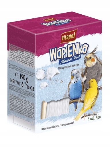 Levně 7 x Vitapol Vápenka pro ptáky přírodní XL 190 g