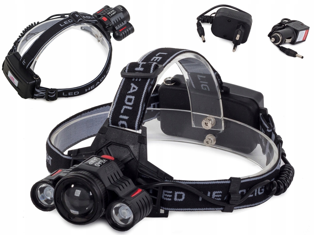 

Bailong Latarka Czołowa Led Cree XML-T6 2X Xp-e
