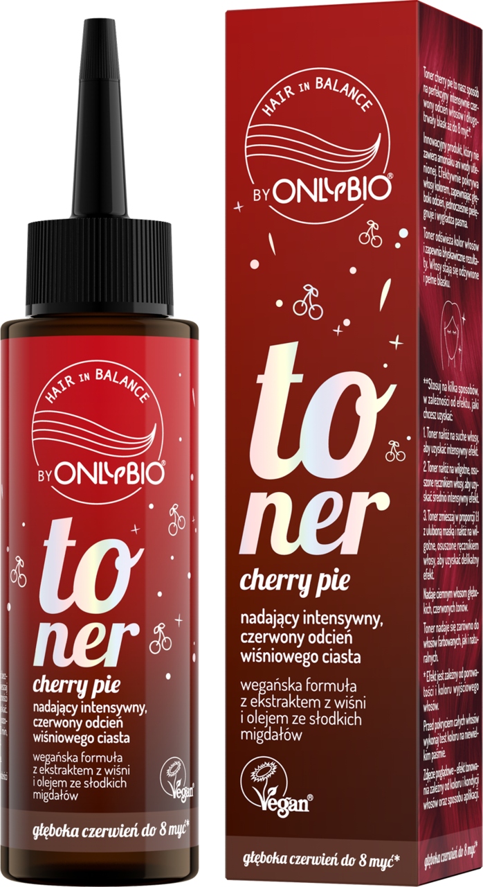 Onlybio Vlasový Toner Na Vlasy Cherry Pie 100 ML