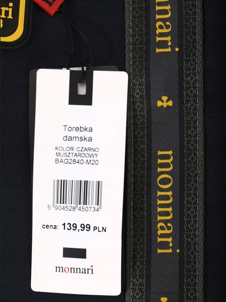 Monnari Torebka Aktówka Shopper Logo Kolekcja WIOSNA-LATO