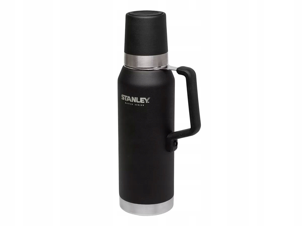 Termos Stanley Master nietłukący 1,3 L czarny stal 40h ciepła