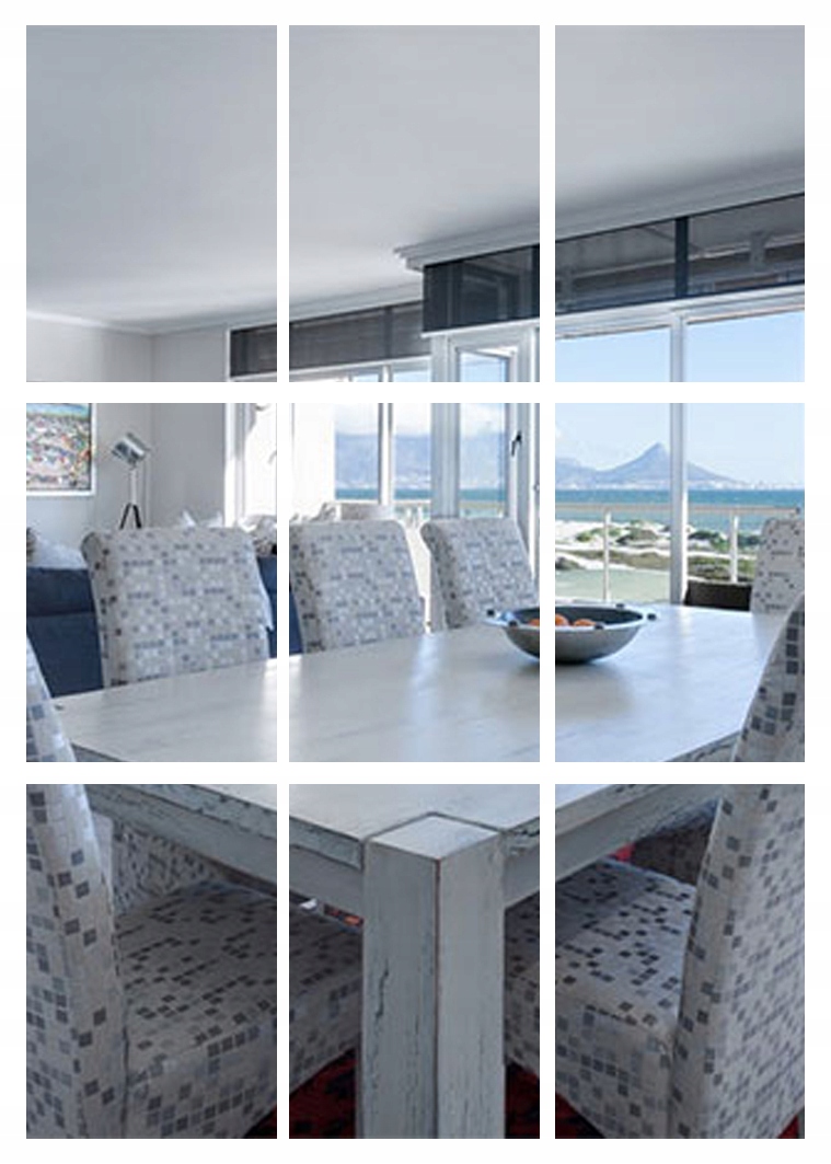 Zestaw luster ściennych do przyklejenia 21x30 cm 9