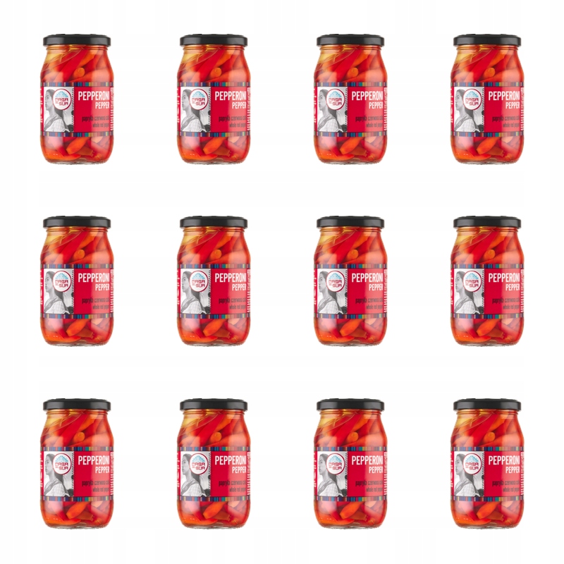 Casa del Sur paprika feferonková červená celá 325g X12