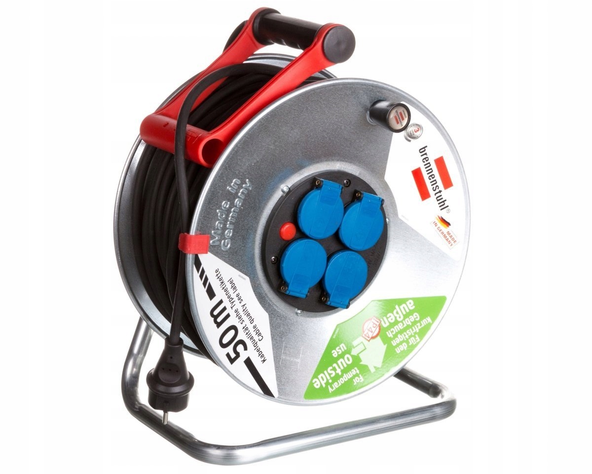 Przedłużacz bębnowy Garant S4 IP44 50m 4x230V