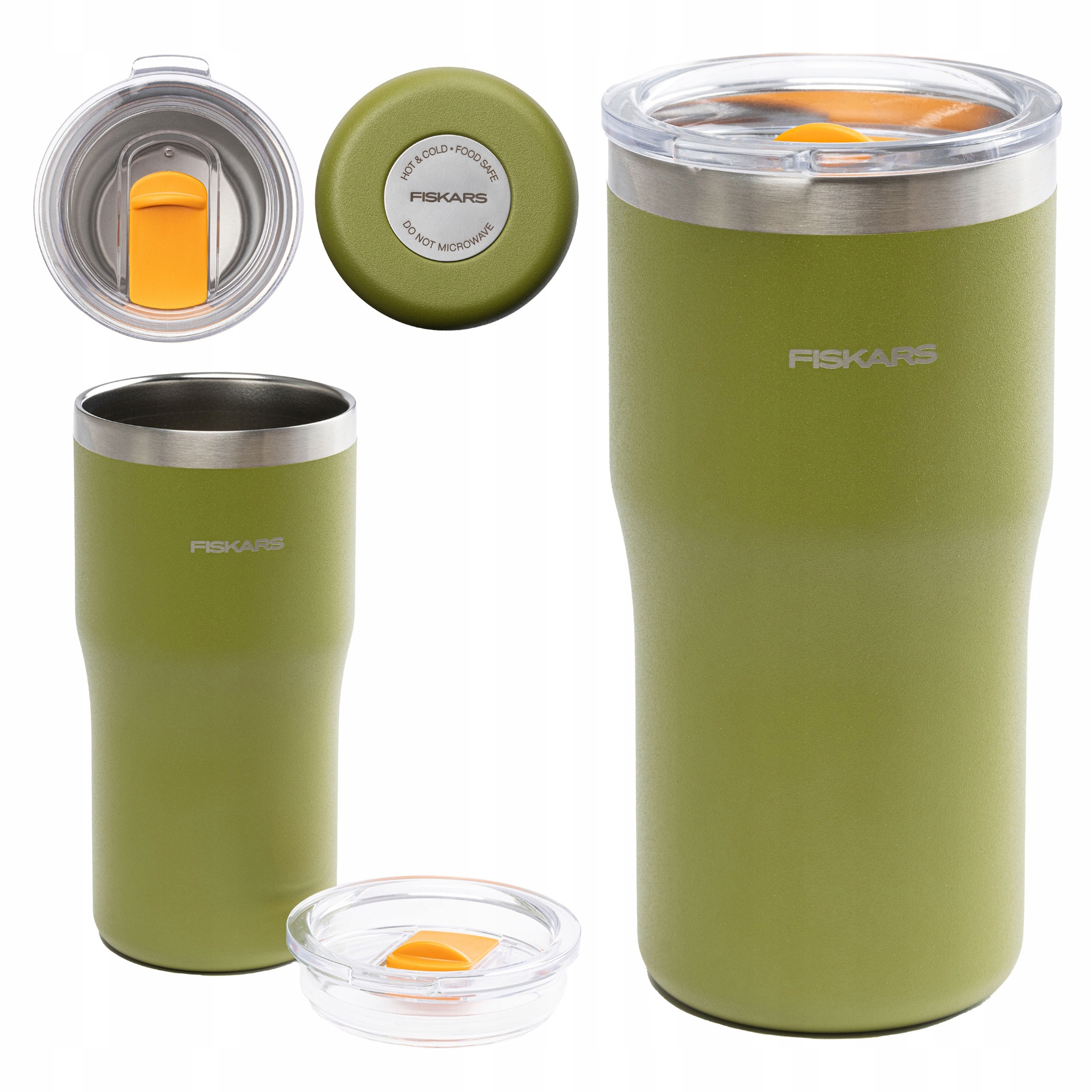 Fiskars On-the-go Termohrnek na kávu a čaj, vodu, zelený nápoj, 500 ml