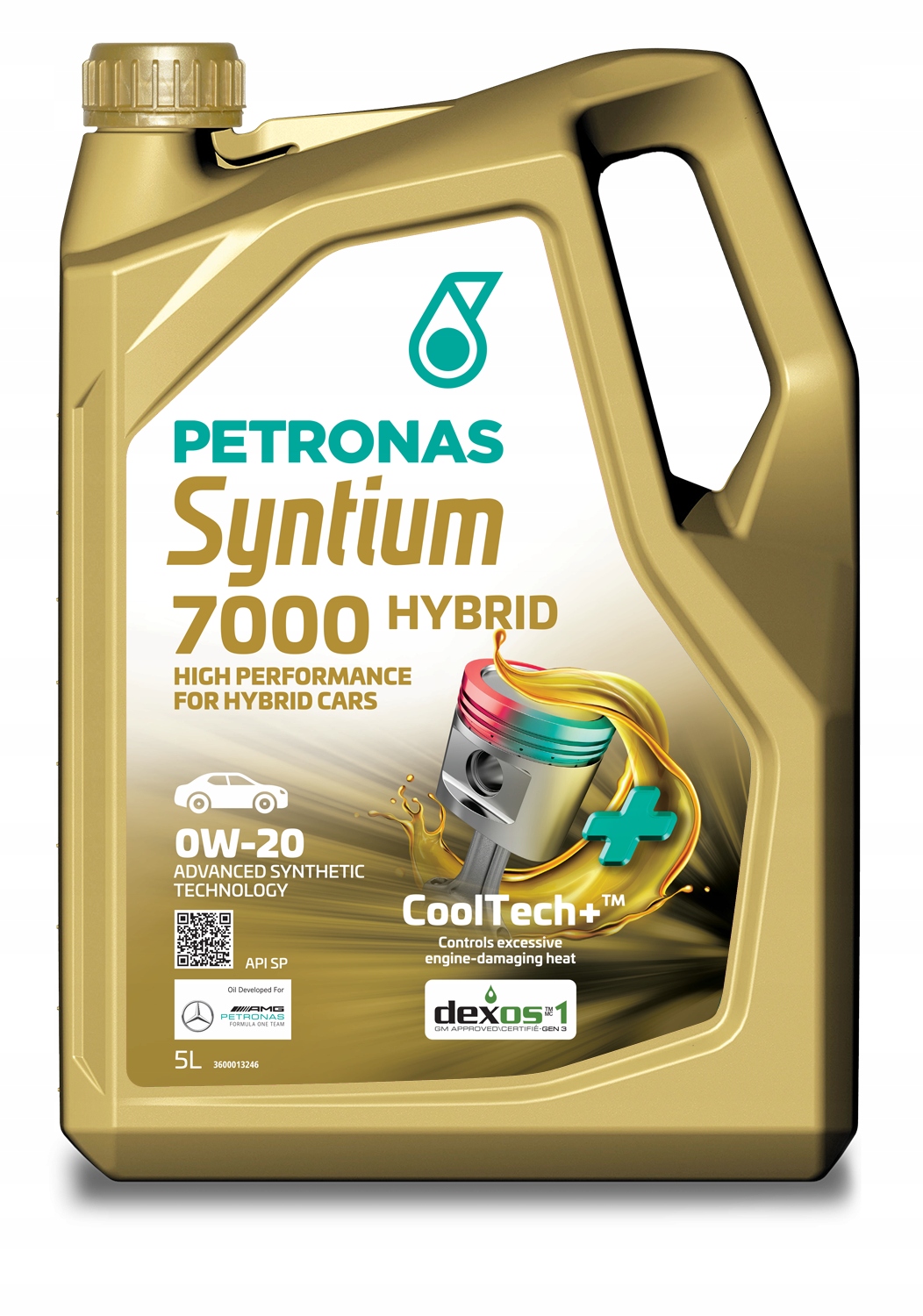Motorový olej Petronas Syntium 7000 Hybrid Dexos1 Gen3 0W-20 5L