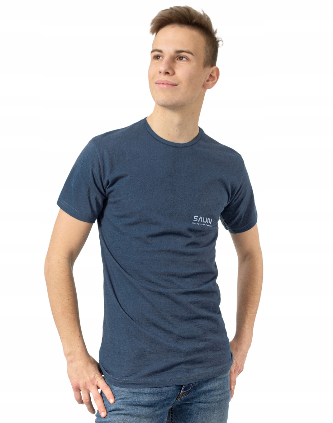 

Duży Podkoszulek Koszulka T-shirt Męski 041-3 5XL