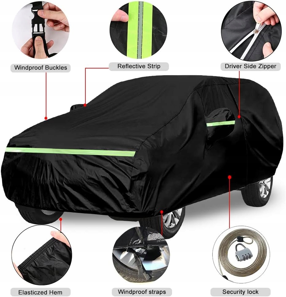 VOLKSWAGEN TIGUAN II (2016-) POKROWIEC OCHRONNY PLANDEKA NA SAMOCHÓD Producent inny